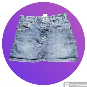 Guess Girls Blue Jean Skirt Size 6X